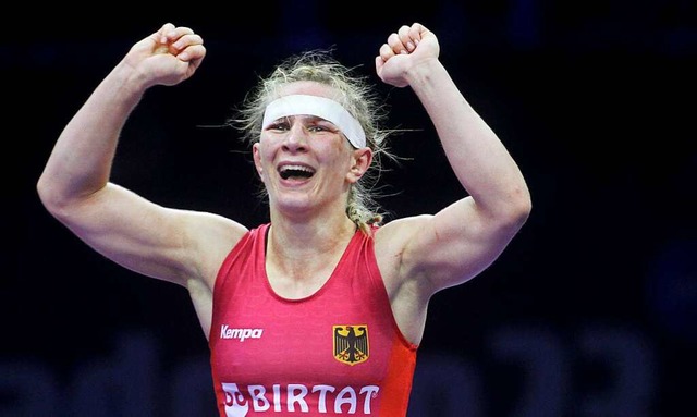Luisa Niemesch freut sich ber ihre Olympia-Qualifikation.  | Foto: Aleksandar Djorovic