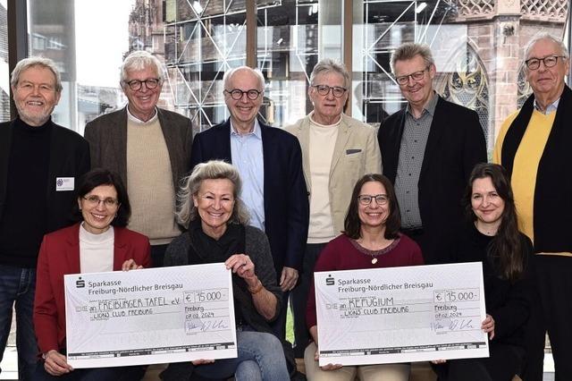 30.000 Euro fr zwei Freiburger Institutionen