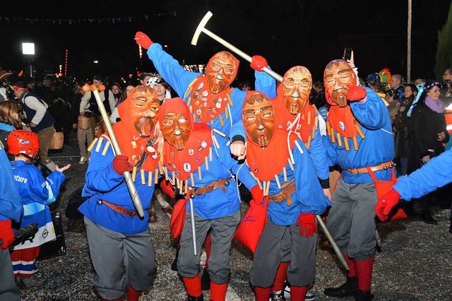 Eine groe Narrenfete wurde am Samstag in Maulburg gefeiert.  | Foto: Edgar Steinfelder