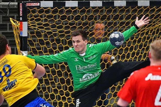 Handball-Torwart nach Hamstring-Sehnenriss: 