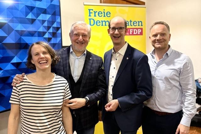 Freiburgs FDP geht mit einigen Neulingen in die Kommunalwahl