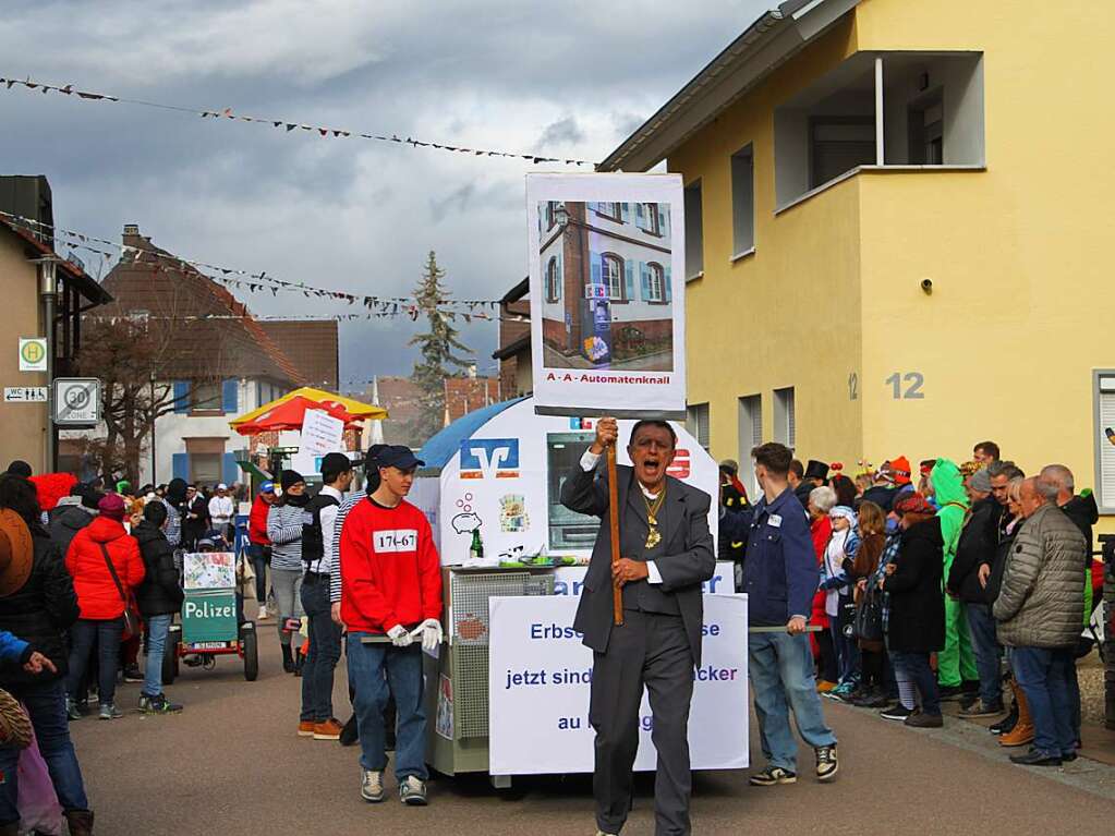 Reges Narrentreiben herrschte in Ringsheim.