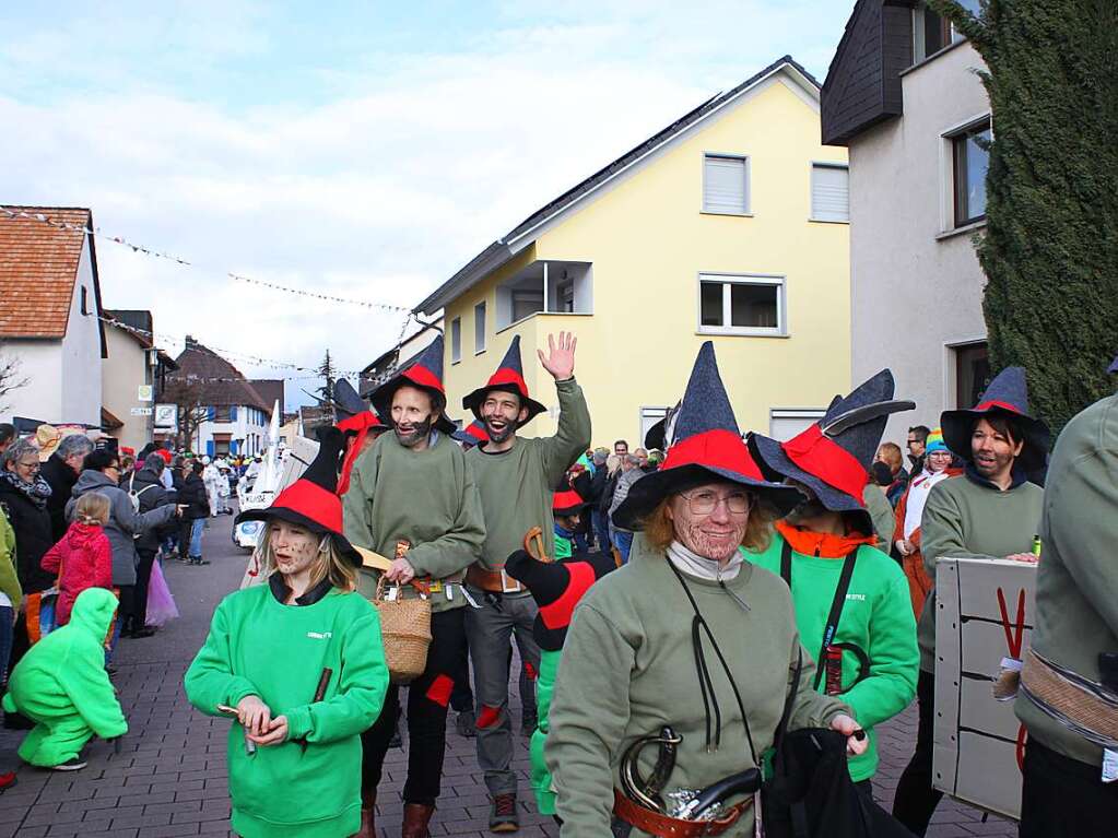 Reges Narrentreiben herrschte in Ringsheim.