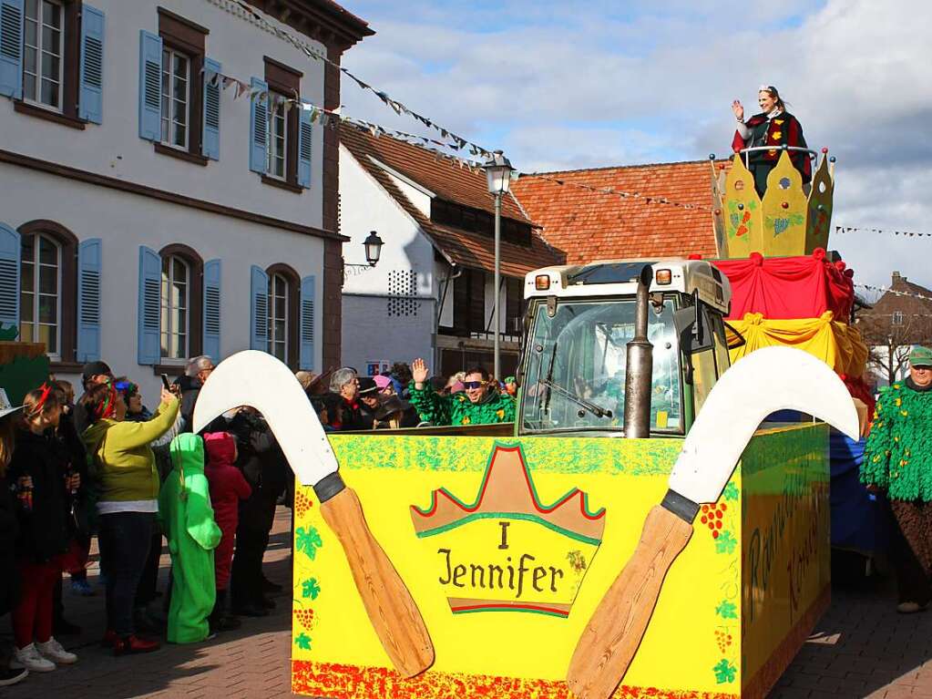 Reges Narrentreiben herrschte in Ringsheim.