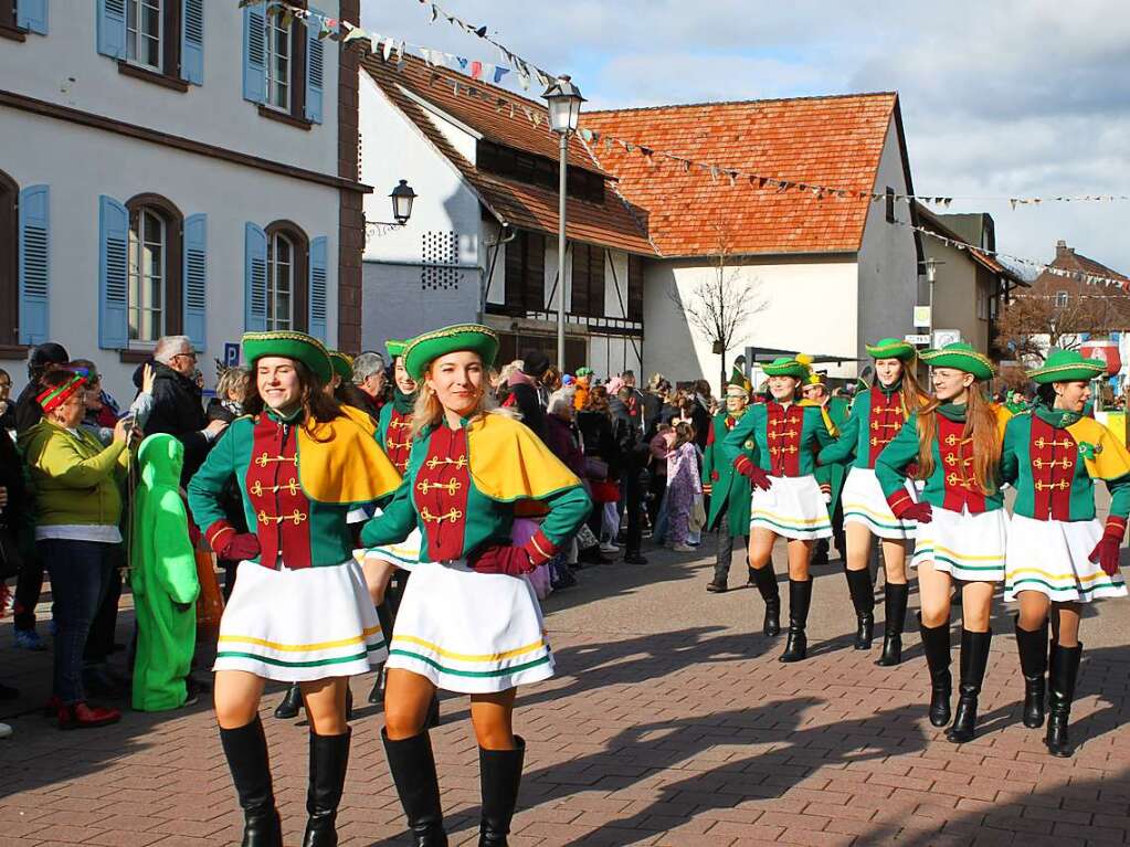 Reges Narrentreiben herrschte in Ringsheim.