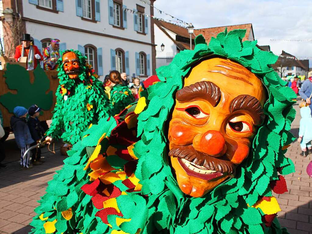 Reges Narrentreiben herrschte in Ringsheim.