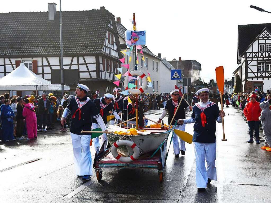 Viel los war beim Umzug in Meienheim am Sonntag.