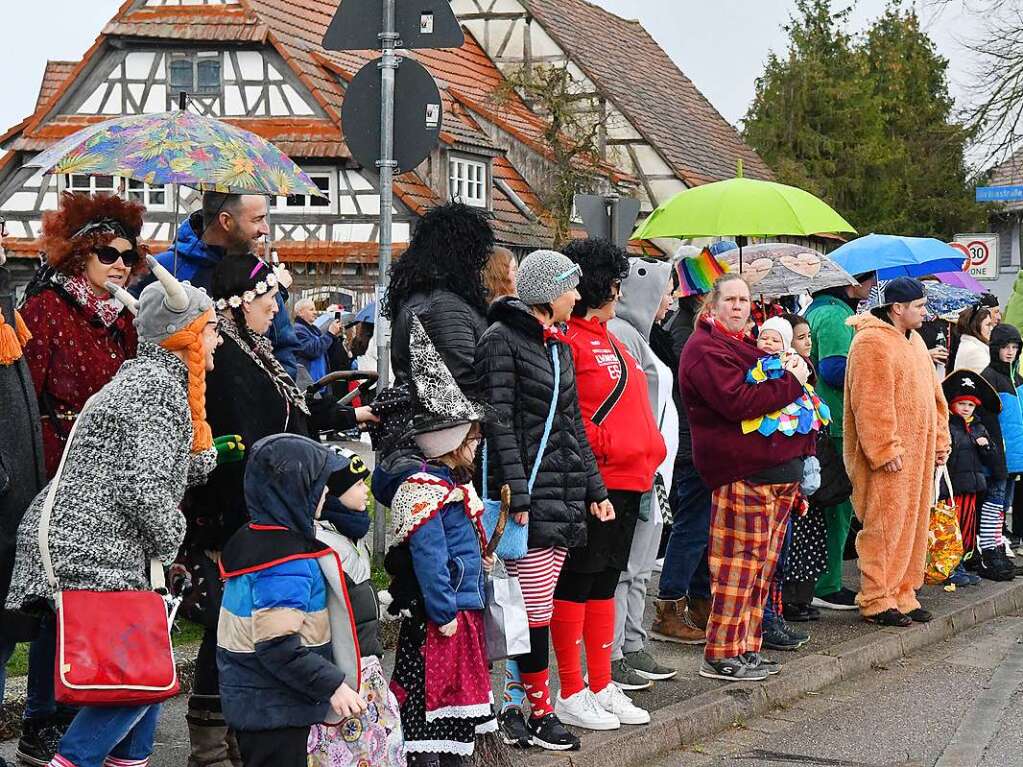 Viel los war beim Umzug in Meienheim am Sonntag.