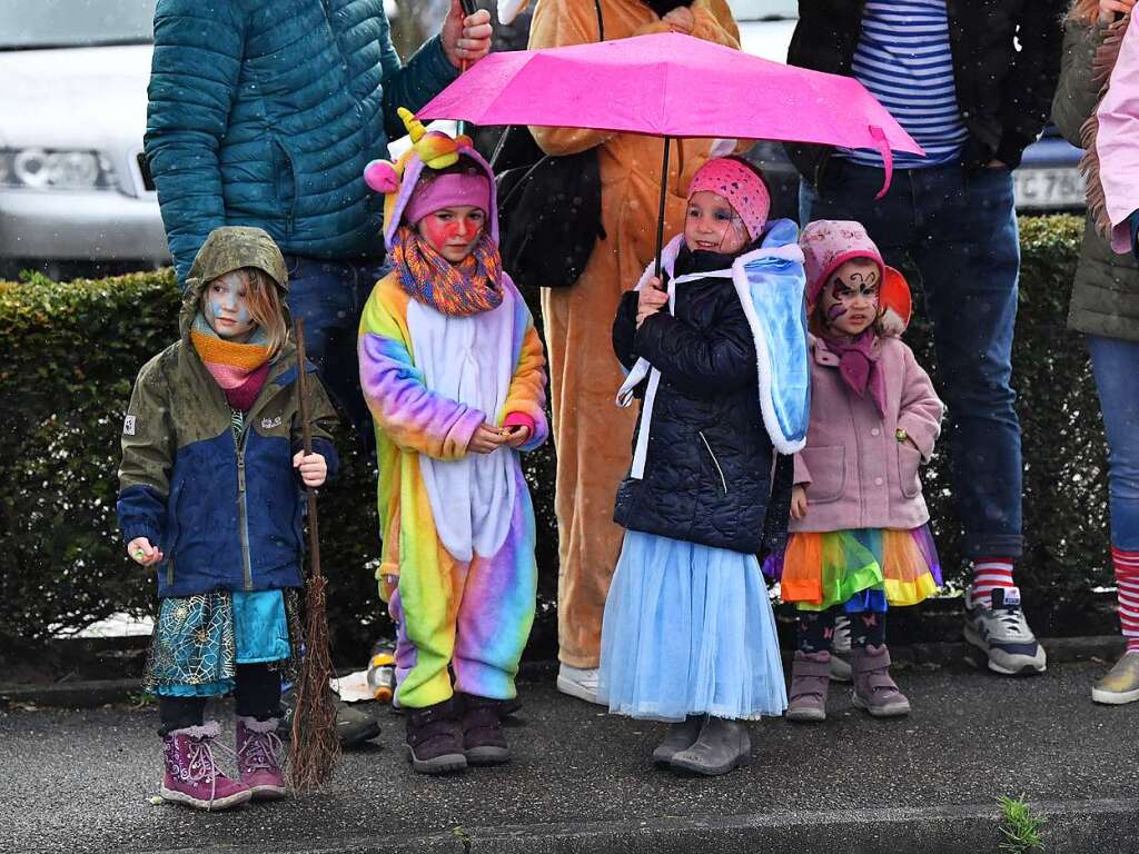 Viel los war beim Umzug in Meienheim am Sonntag.