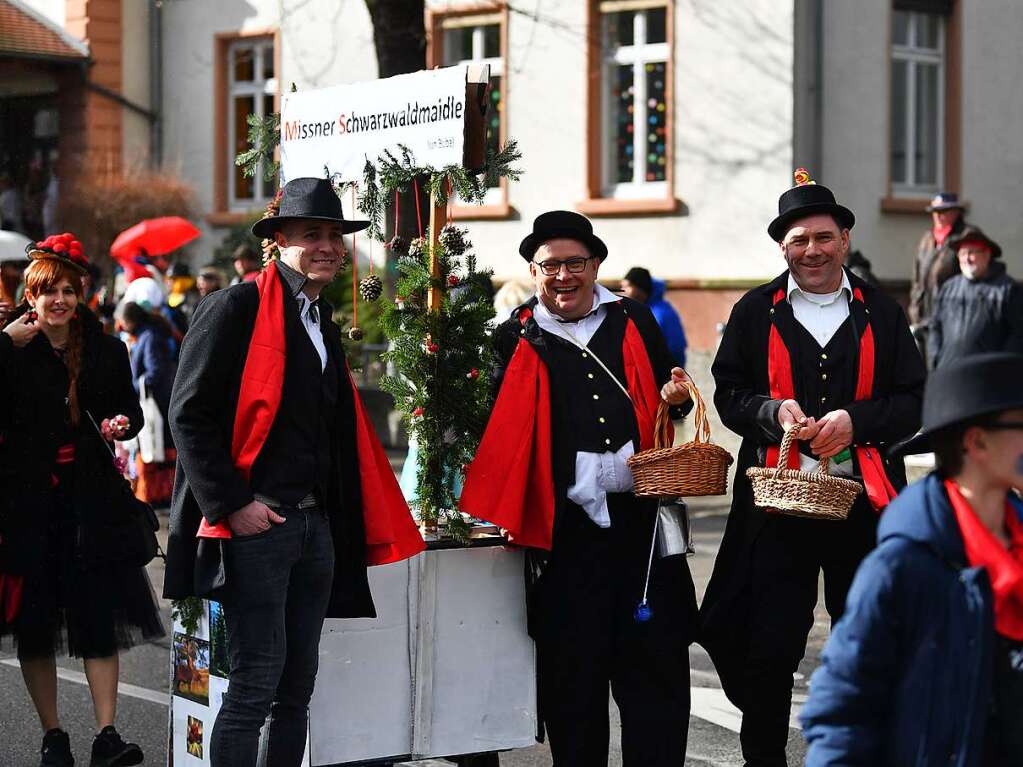 Viel los war beim Umzug in Meienheim am Sonntag.