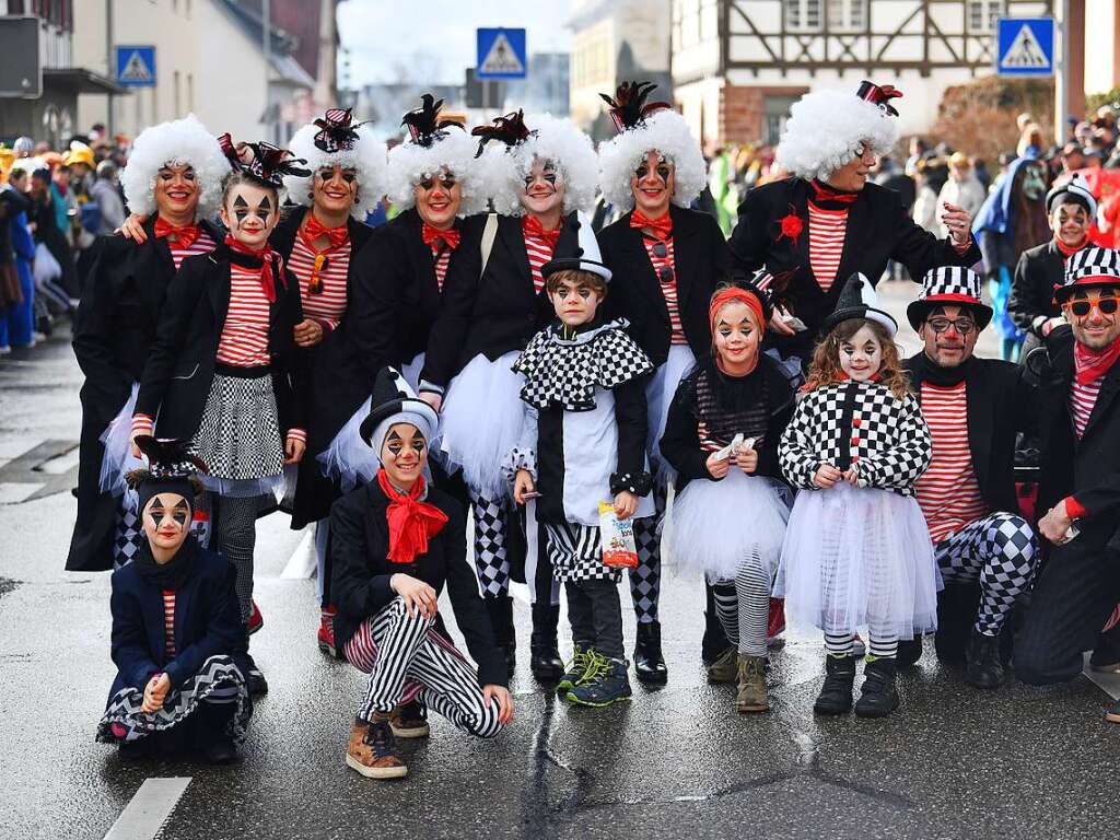 Viel los war beim Umzug in Meienheim am Sonntag.