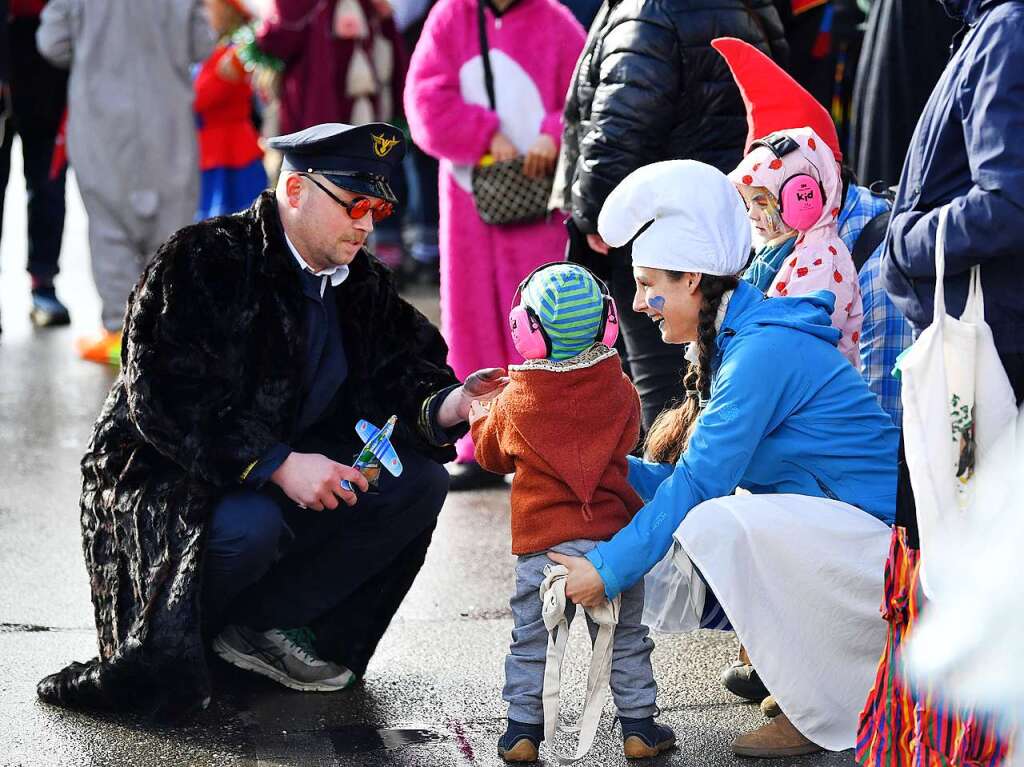 Viel los war beim Umzug in Meienheim am Sonntag.