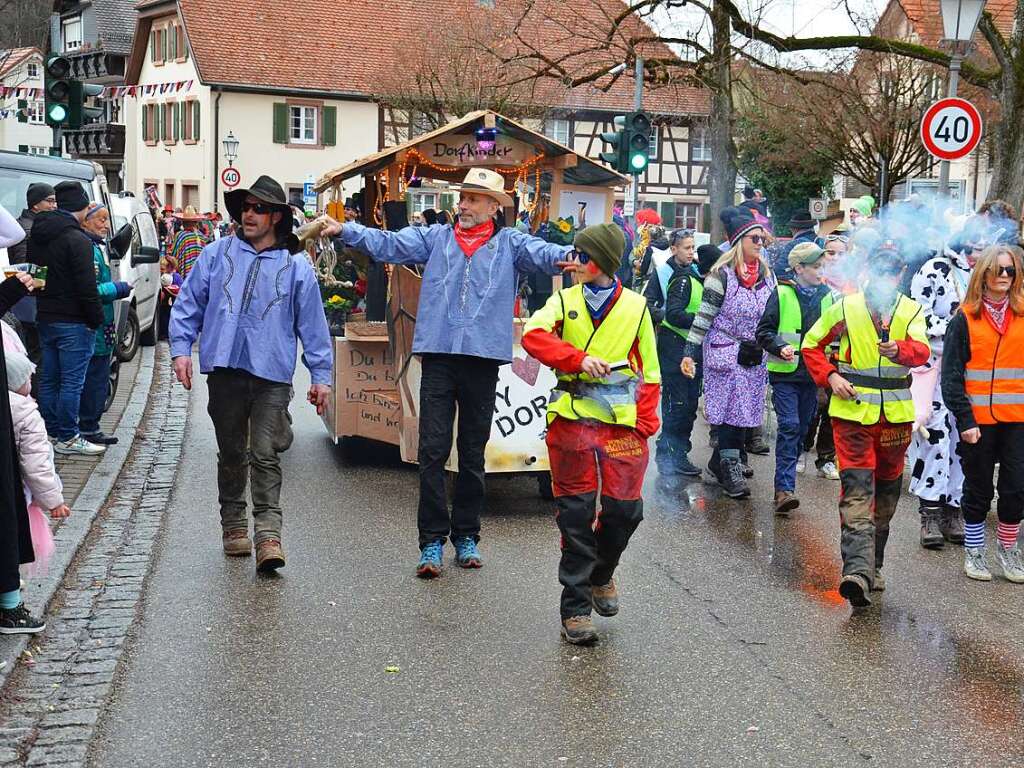 Die Gruppe „I love my Dorf“ in Glottertal