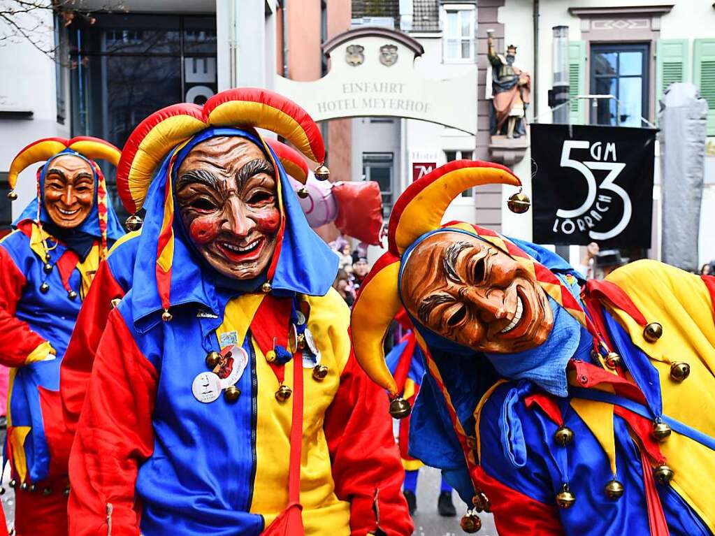 Ein buntes Kaleidoskop der alemannischen Fasnacht in Lrrach