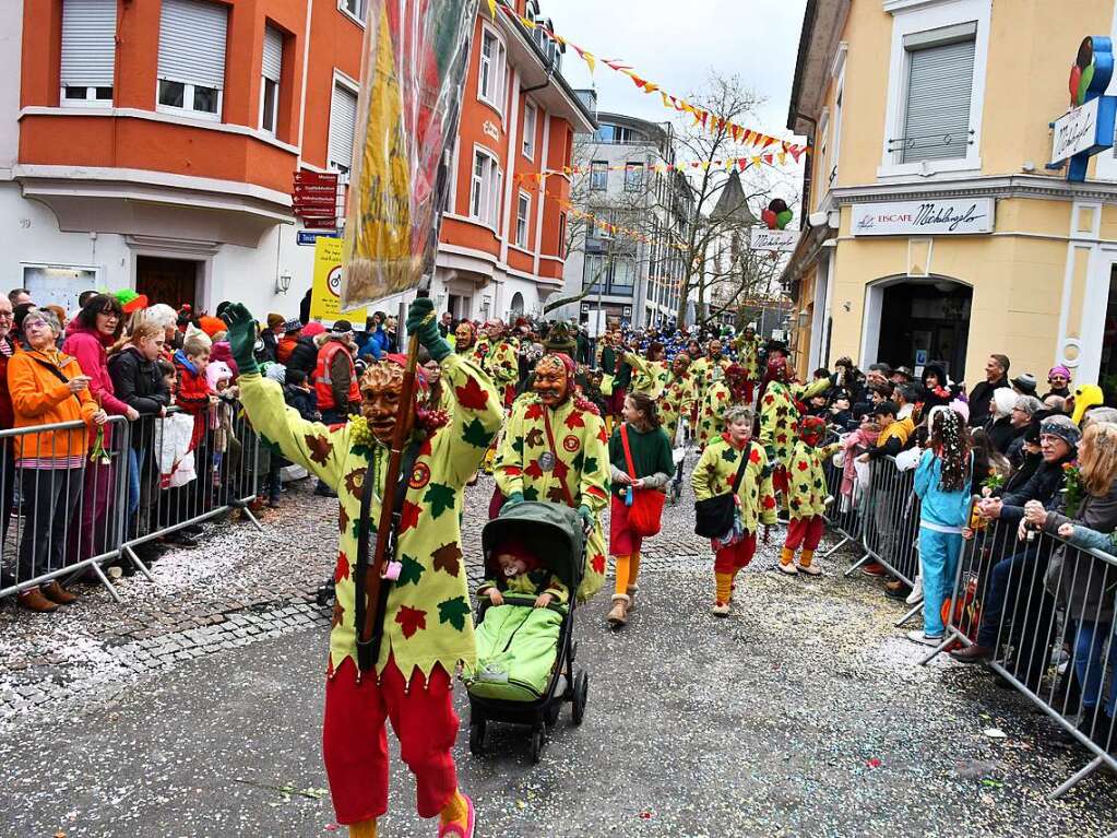 Ein buntes Kaleidoskop der alemannischen Fasnacht in Lrrach