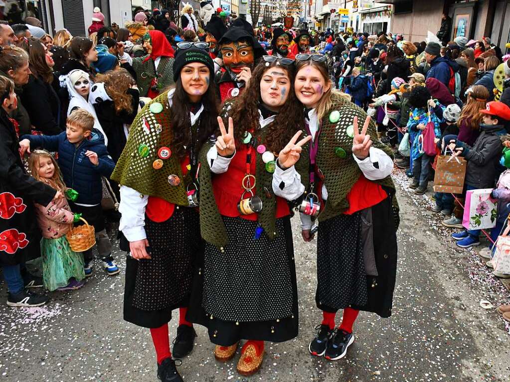 Ein buntes Kaleidoskop der alemannischen Fasnacht in Lrrach