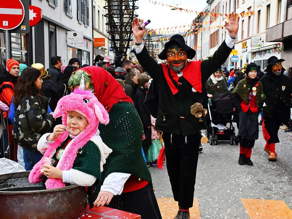 Ein buntes Kaleidoskop der alemannischen Fasnacht in Lrrach