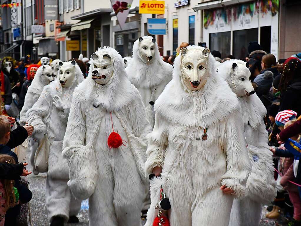 Ein buntes Kaleidoskop der alemannischen Fasnacht in Lrrach