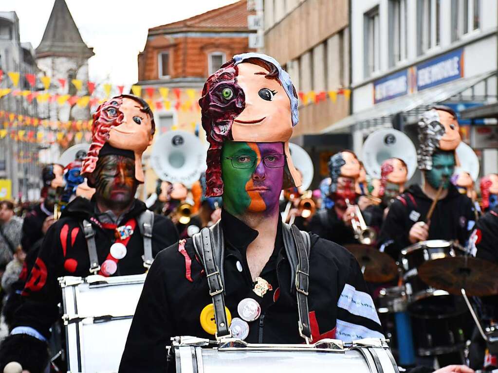 Ein buntes Kaleidoskop der alemannischen Fasnacht in Lrrach