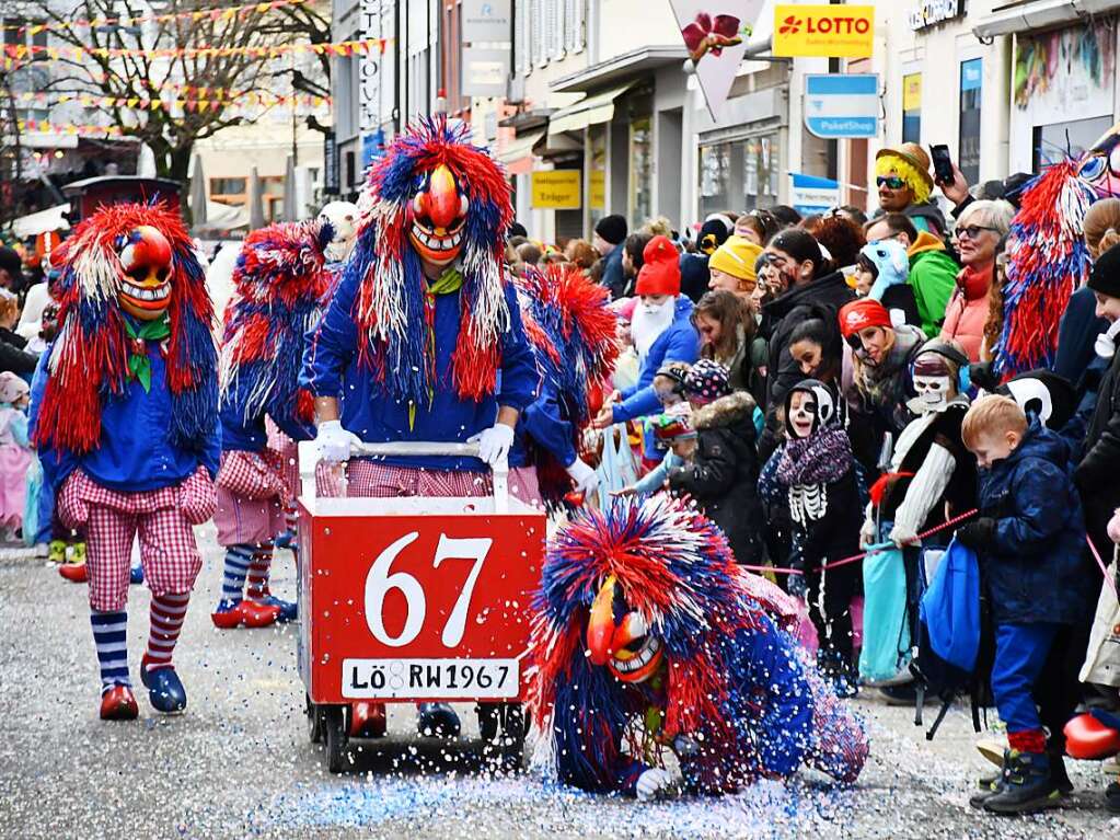 Ein buntes Kaleidoskop der alemannischen Fasnacht in Lrrach