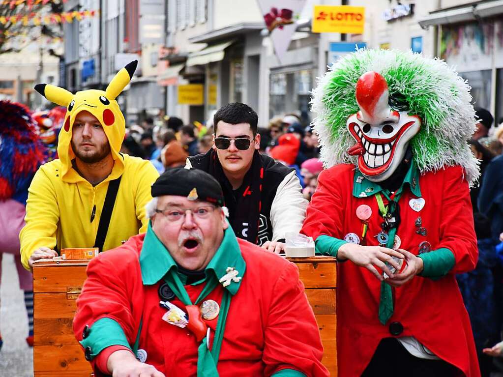 Ein buntes Kaleidoskop der alemannischen Fasnacht in Lrrach