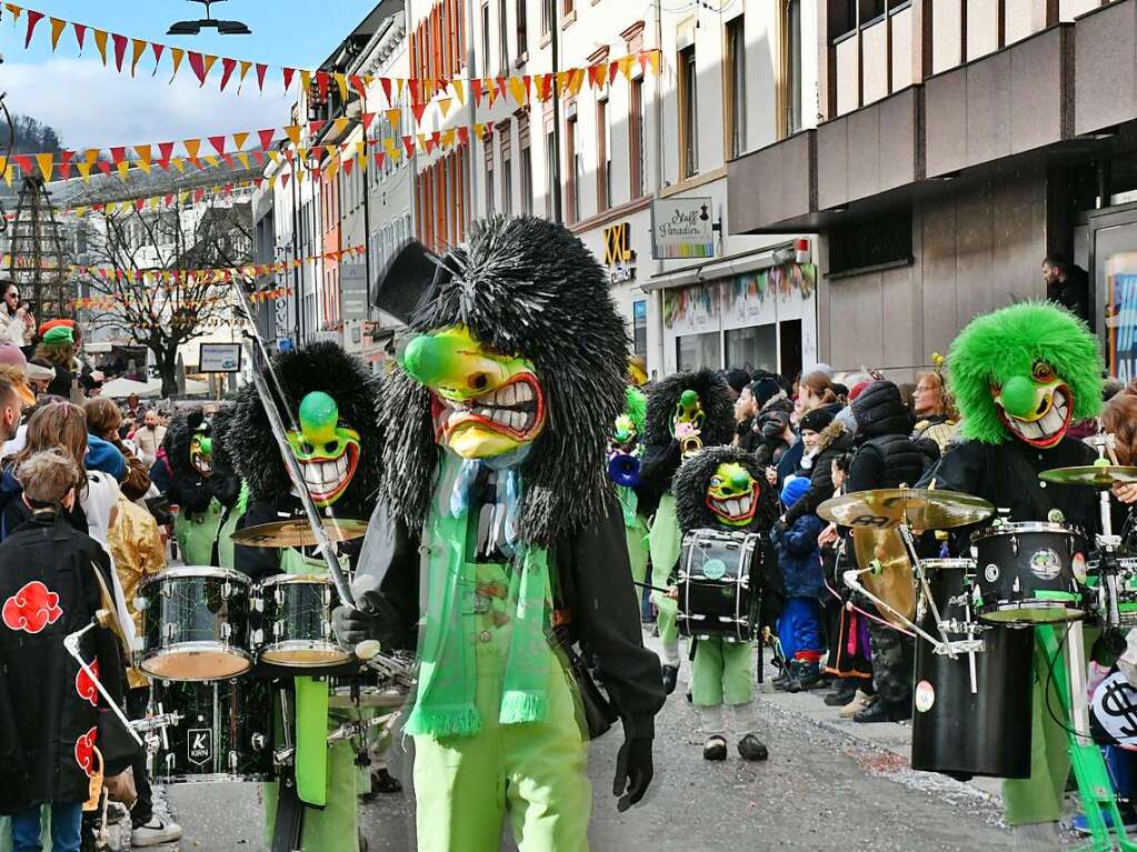 Ein buntes Kaleidoskop der alemannischen Fasnacht in Lrrach