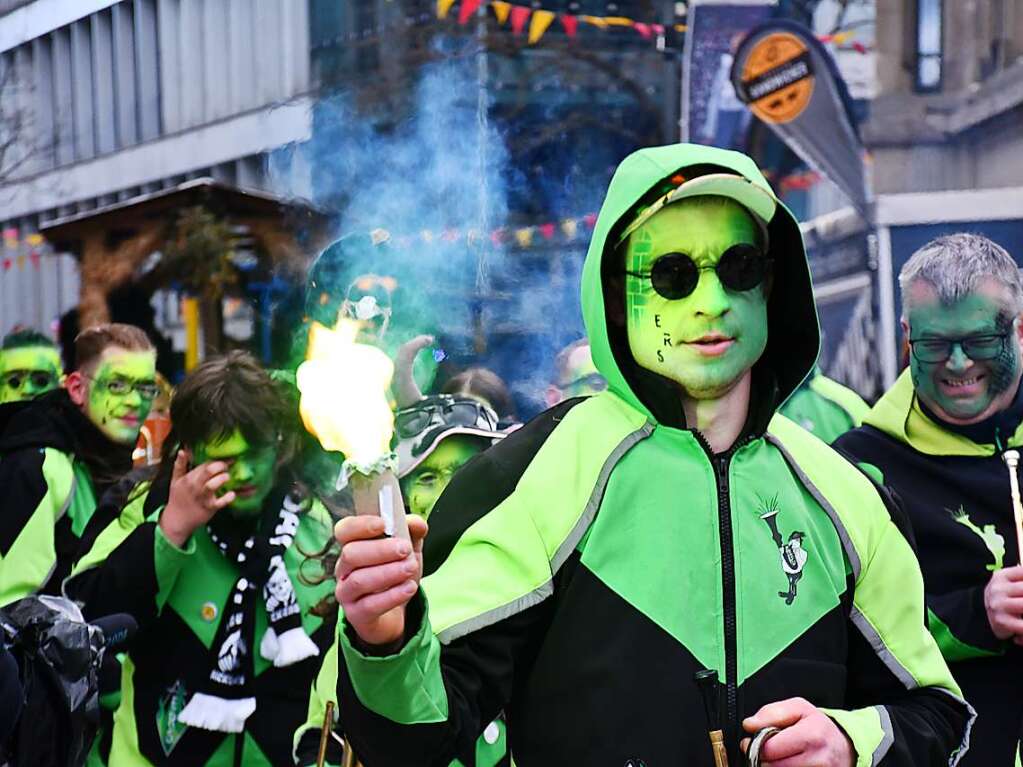 Ein buntes Kaleidoskop der alemannischen Fasnacht in Lrrach