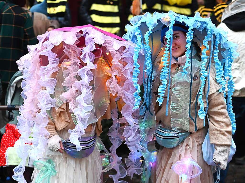 Buntes Narrentreiben in Freiburg