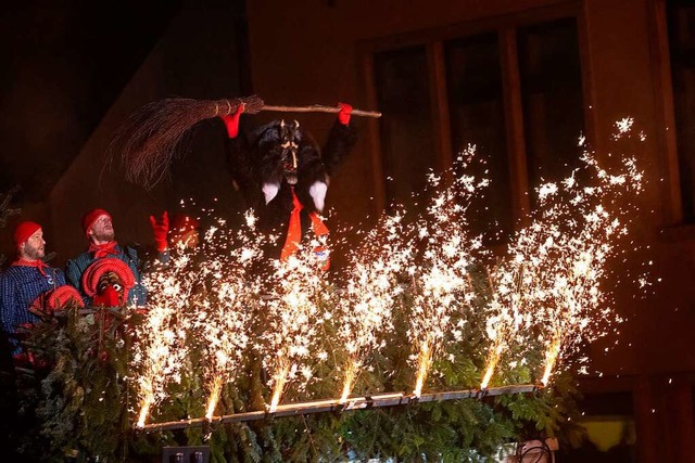 Der Teufel beim Hexensabbat in Waldkirch  | Foto: Patrik Mller