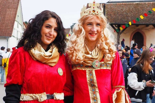 Daniela die Erste (rechts) und Lady Joana als Zweigestirn  | Foto: Herbert Frey
