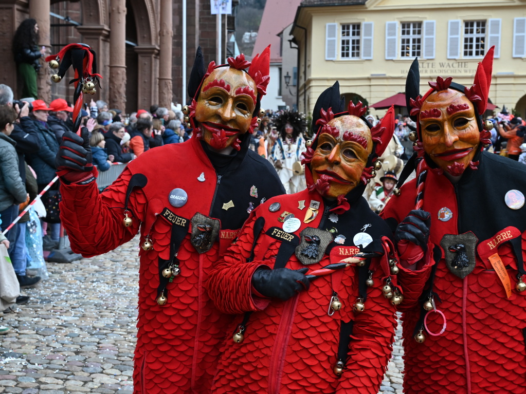 Der Fasnetmendigumzug in Freiburg