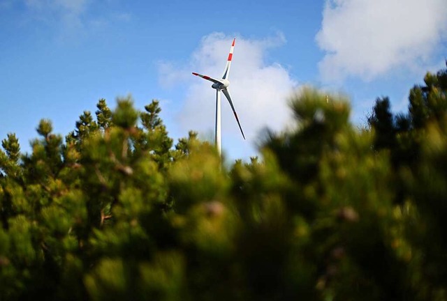 Der Windkraft-Ausbau geht in Baden-Wrttemberg nur langsam voran.  | Foto: Uli Deck (dpa)