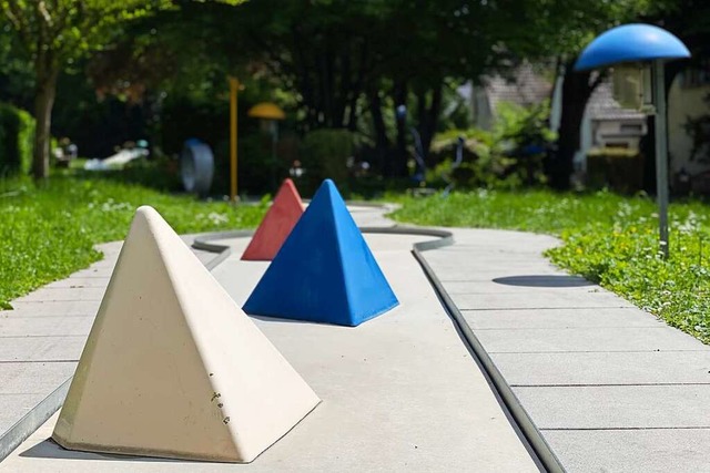 Die Minigolfanlage im Friedrich-Maurer-Park in Lahr  | Foto: Mark Alexander