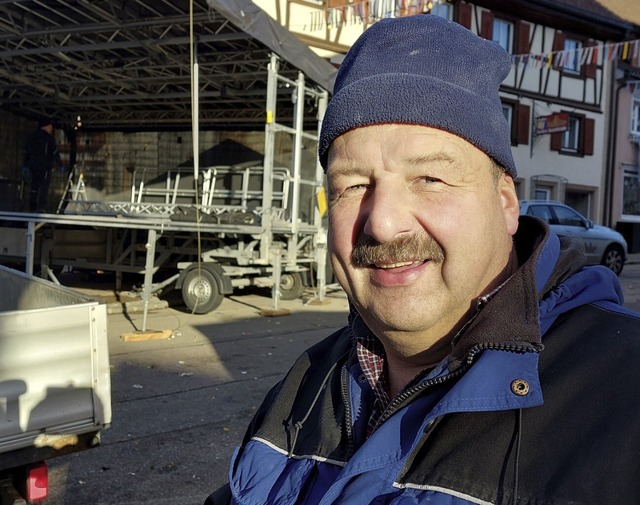 Clemens Podeswa freut sich ber den erfolgreichen Verlauf der Fasnet.  | Foto: Ingo Gnther