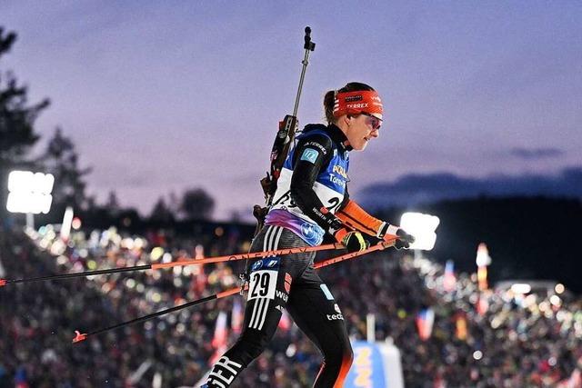 Bei der Biathlon-WM gewinnt die Schwarzwälderin Janina Hettich-Walz überraschend Silber