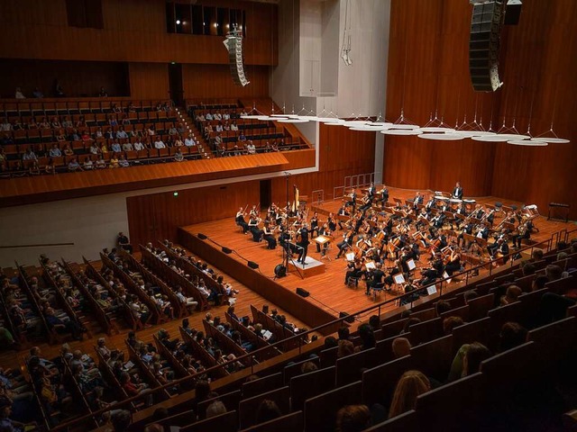 Das Akademische Orchester im Konzerthaus Freiburg (Foto von 2019)  | Foto: Simon Langemann