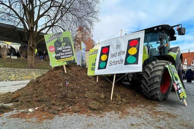 Polizei setzt Pfefferspray bei Bauernprotesten in Biberach ein – Grnen-Veranstaltung abgesagt