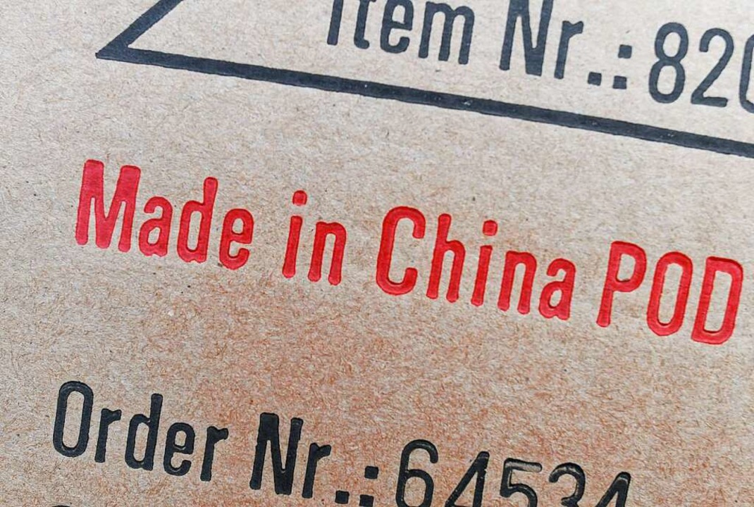 China stellt viele wichtige Produkte her.  | Foto: Patrick Pleul