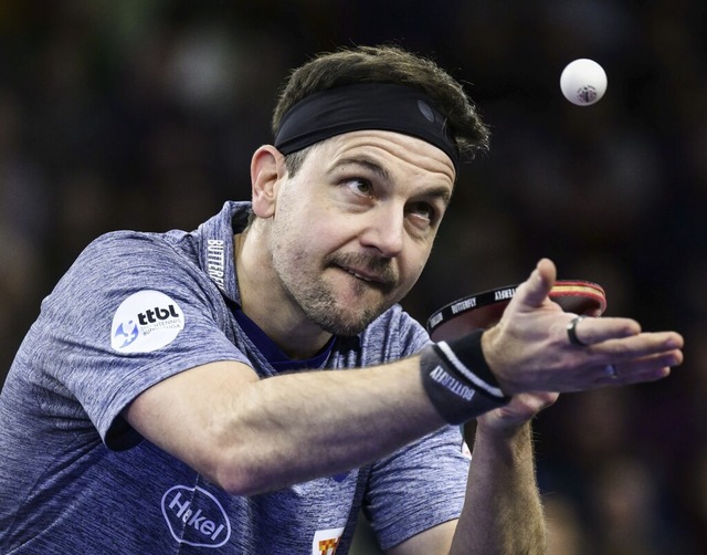 Timo Boll ist 42 Jahre alt, aber er hat in seinem Sport durchaus noch Ziele.   | Foto: Tom Weller (dpa)