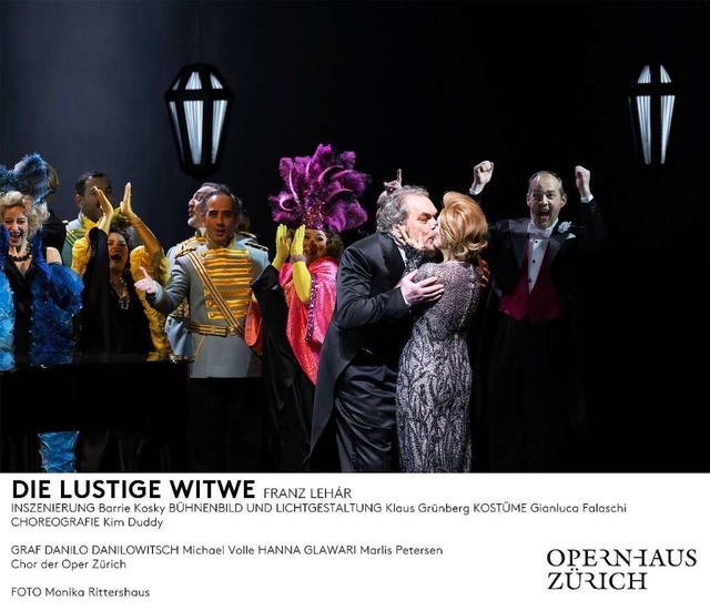 &#8222;Die lustige Witwe&#8220; am Opernhaus Zrich  | Foto: Monika Rittershaus