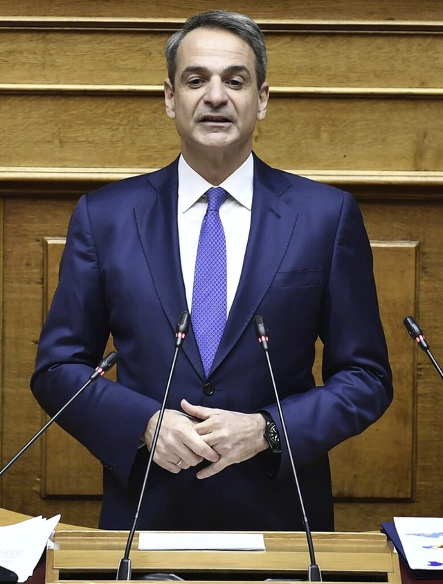 Ministerprsident Kyriakos Mitsotakis  | Foto: Michael Varaklas (dpa)