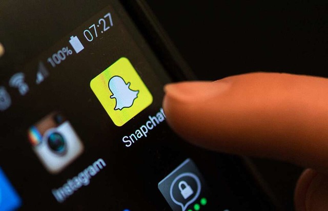 ber Snapchat schickte der Mann ein Se...derjhrigen Bruder seiner Ex-Freundin.  | Foto: Patrick Seeger