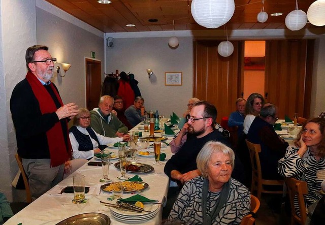 Auch Roland Hirsch sprach bei der Versammlung.  | Foto: Jrgen Haberer