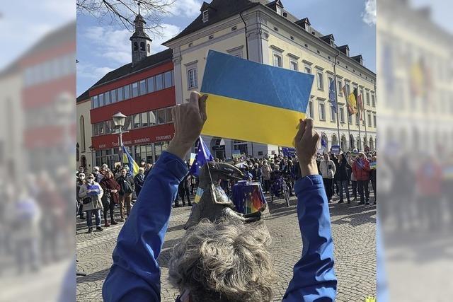 Pro-Ukrainische Kundgebung am Samstag