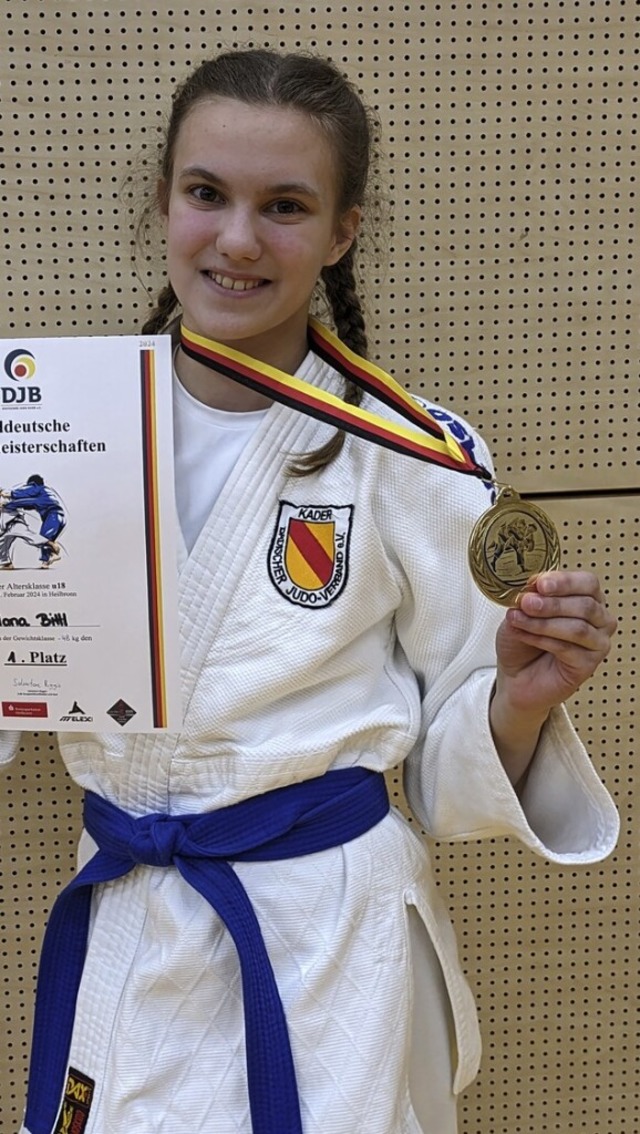 Belana Bittl darf zur Deutschen Judo-Einzelmeisterschaft.  | Foto: Judoclub