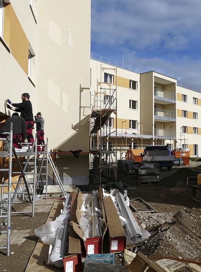 Bauarbeiten sind noch im Gange.  | Foto: Sophia Ungerland