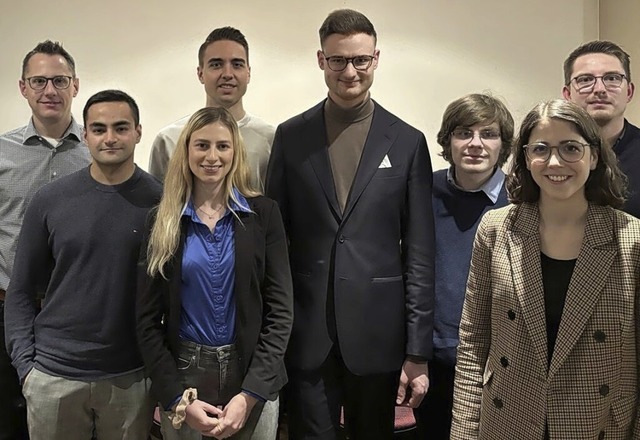 Junge Union Offenburg (von rechts nach...Heckendorf-Dierle und Martin Natterer.  | Foto: Junge Union Offenburg