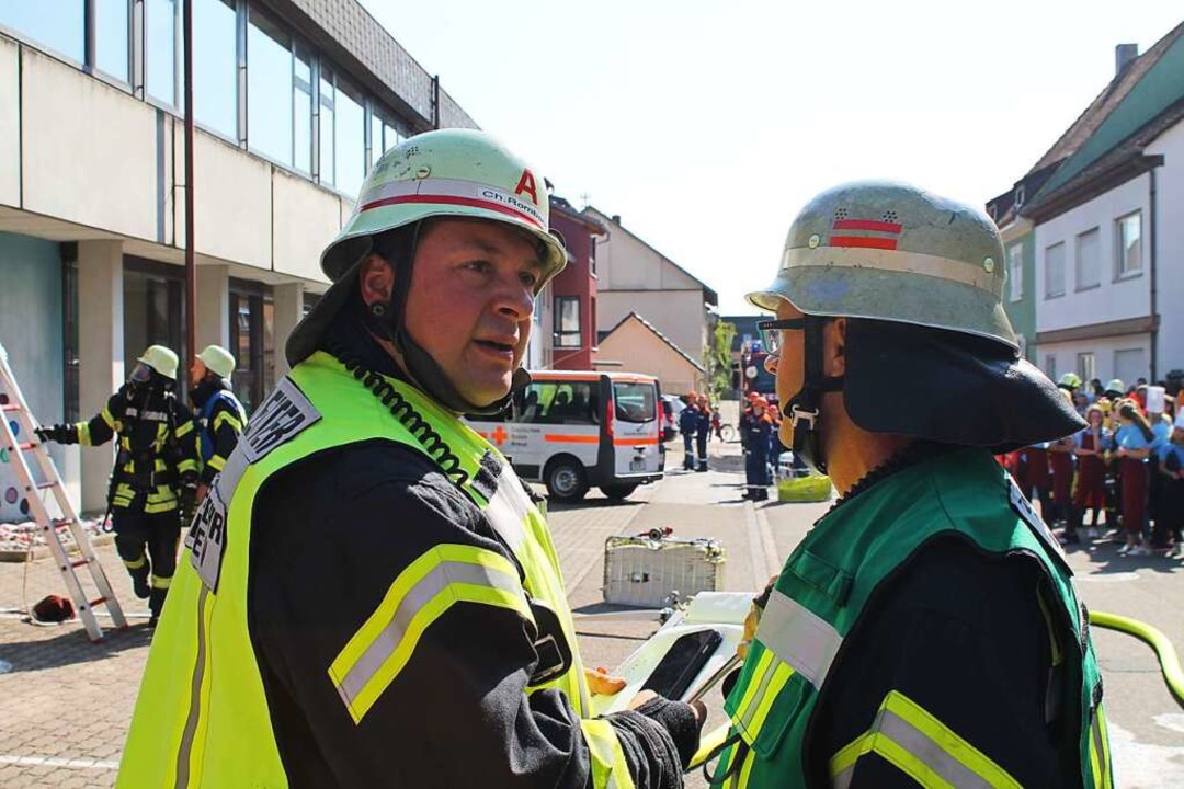 Christoph Rombach hrt als Kommandant der Feuerwehr Ihringen auf.  | Foto: Christine Weirich