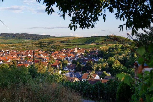 Blick vom Ltzelberg  auf Sasbach und ...amtgemeinde einen neuen Brgermeister.  | Foto: Martin Wendel