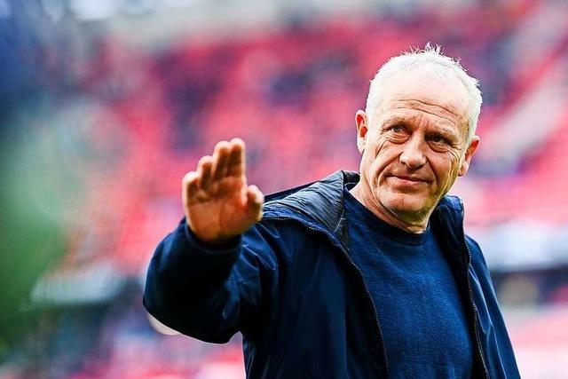 SC-Freiburg-Trainer Streich zum Rückspiel gegen Lens: 